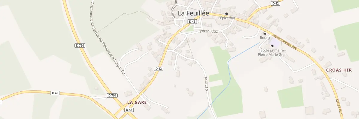 Plan du 9003 Rue Lab à La Feuillée