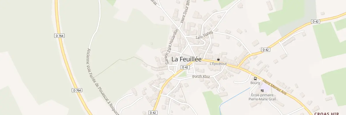 Plan du 9010 Pl des Marronniers à La Feuillée
