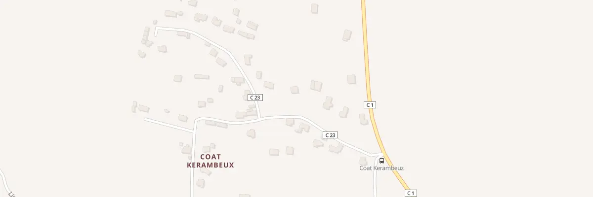 Plan du 548A Coat Kerambeux à Melgven