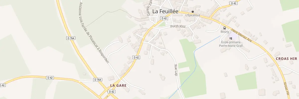 Plan du 9005 Rue Lab à La Feuillée