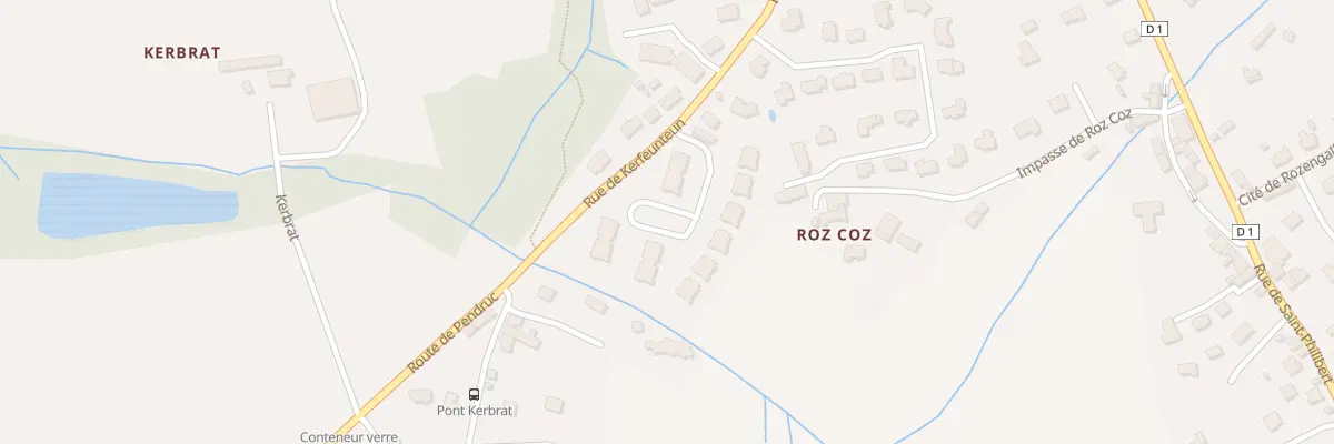 Plan du 23 Rue de Kerfeunteun à Trégunc