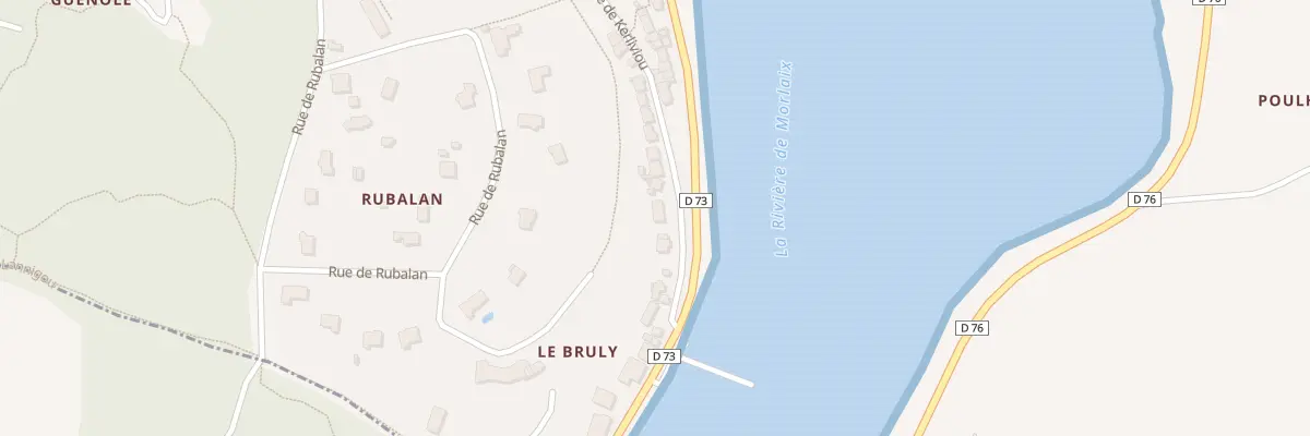 Plan du 37 Rue de Kerliviou à Locquénolé