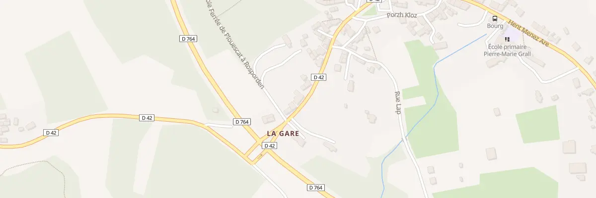 Plan du 9027 Vc Hent Ar Gar à La Feuillée