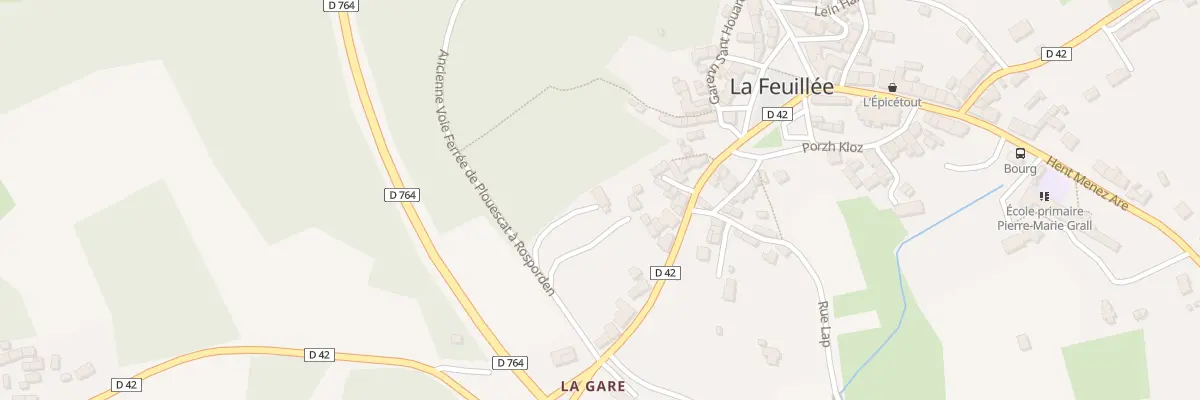 Plan du 9005 Vc Hent Ar Gar à La Feuillée