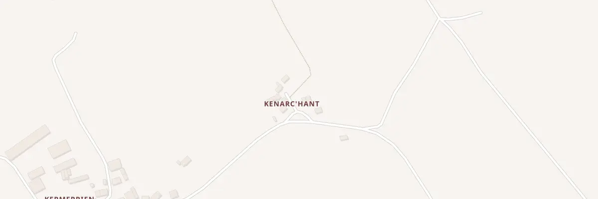Plan du 3 Kernarc’Hant à Châteauneuf-du-Faou