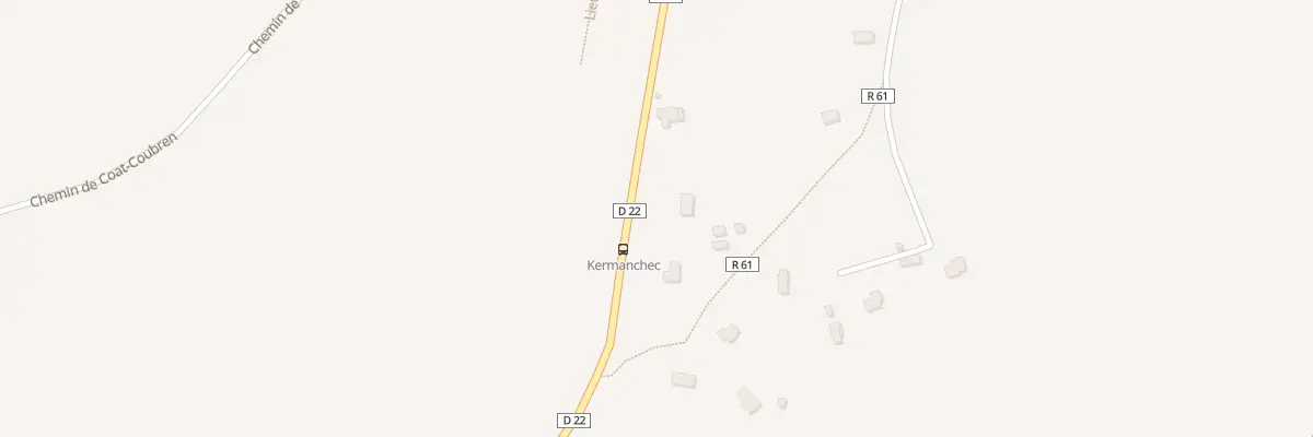 Plan du 5096 Kermanchec à Melgven