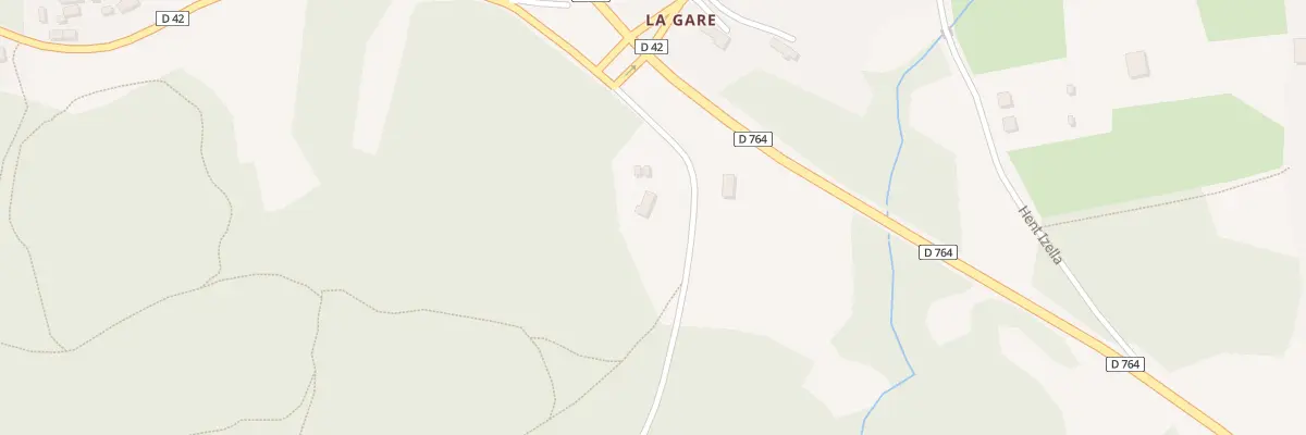 Plan du 5019 Rte de Kerbargain à La Feuillée