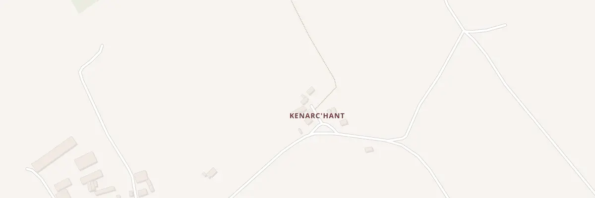 Plan du 4 Kernarc’Hant à Châteauneuf-du-Faou
