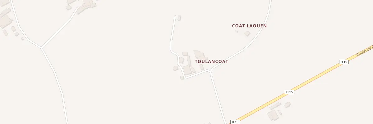 Plan du 1001 Toulancoat à Coray