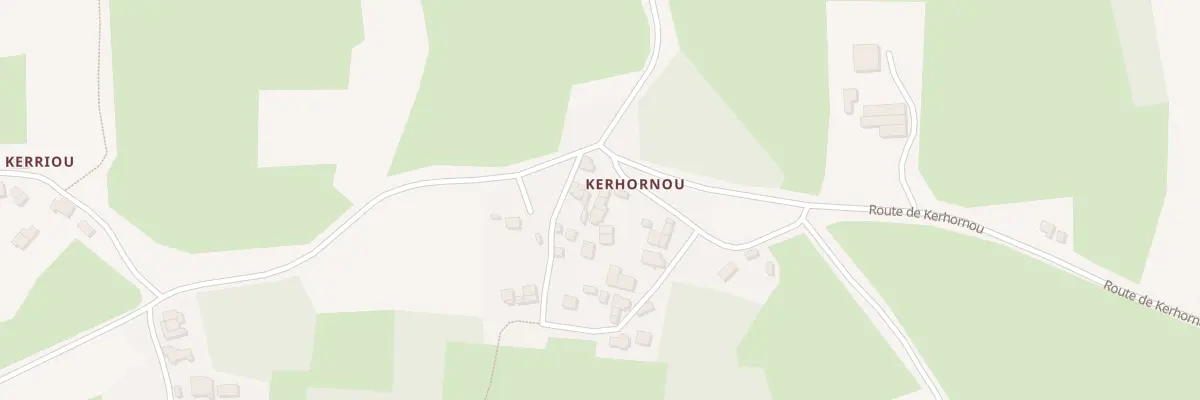 Plan du 76 Kerhornou à Brennilis