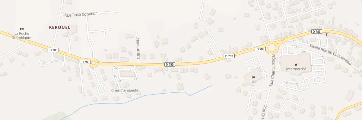 Plan du 88 Rue de Concarneau à Trégunc