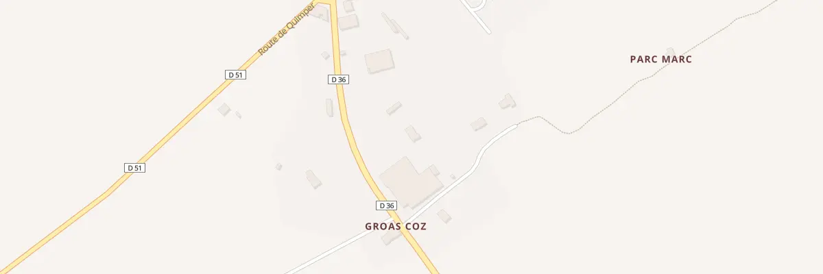 Plan du 10 Rte de Coray à Trégourez