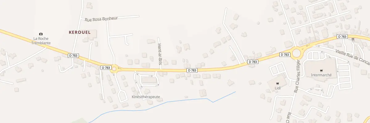 Plan du 94 Rue de Concarneau à Trégunc