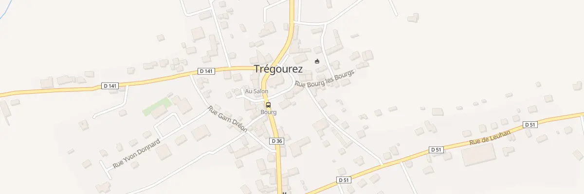 Plan du 7 Pl de l’Eglise à Trégourez