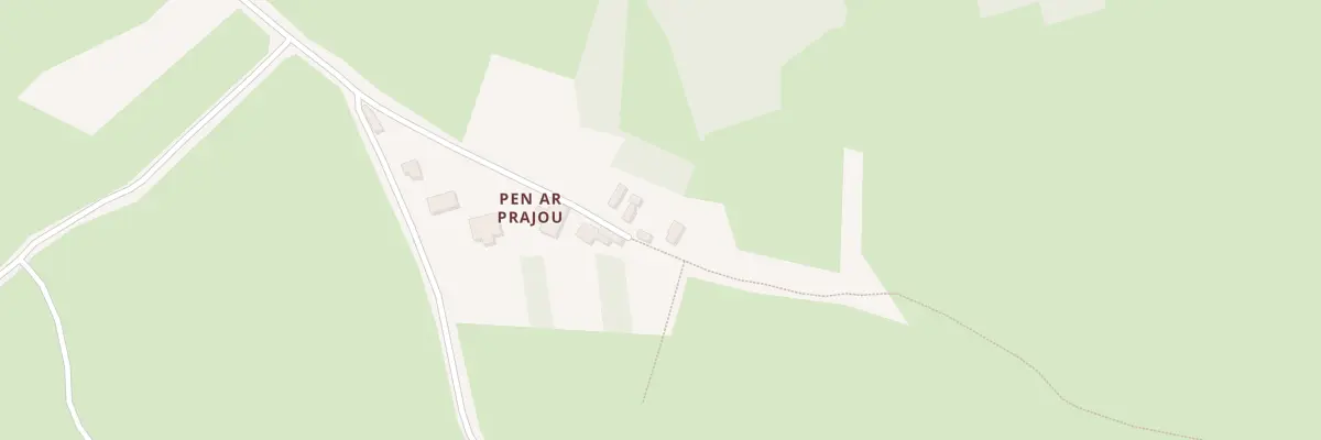 Plan du 1984H Pen ar Prajou à Plounéour-Ménez