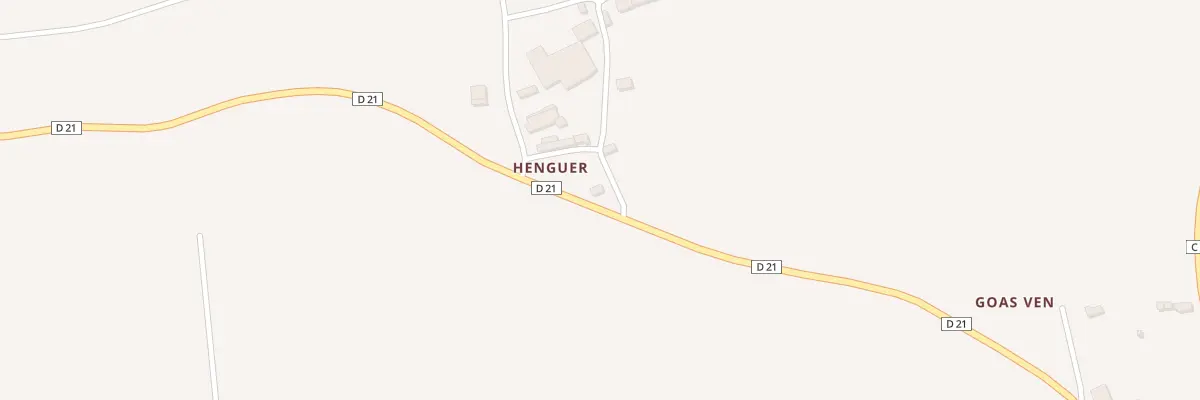 Plan du 553 Le Hinguer à Plonévez-du-Faou