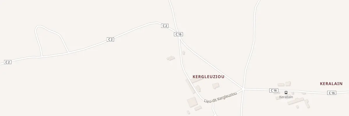 Plan du 661 Kergleuziou à Melgven