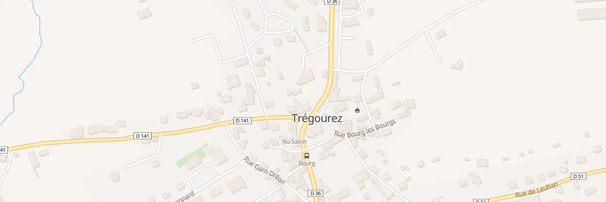 Plan du 4 Pl de l’Eglise à Trégourez