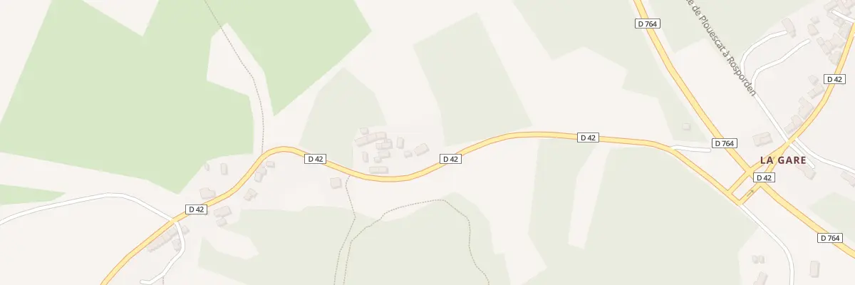 Plan du 1981H Kerberou à La Feuillée