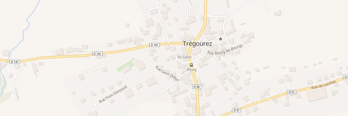 Plan du 11 Pl de l’Eglise à Trégourez