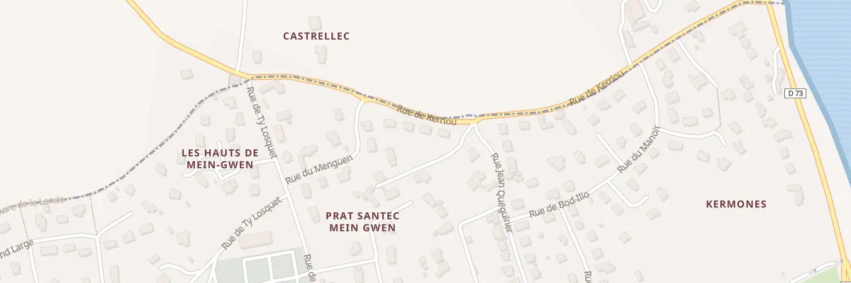 Plan du 21 Rue de Kerriou à Locquénolé