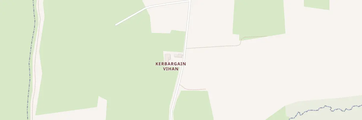 Plan du 331 Kerbargain Vihan à La Feuillée