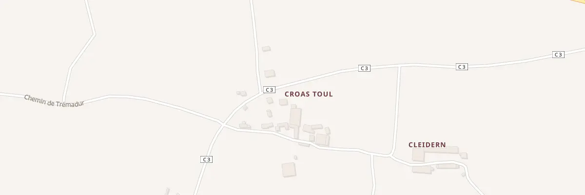 Plan du 460 Groas Toul à Melgven