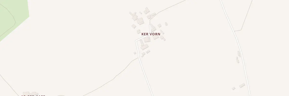 Plan du 6 Kêr Vorn à Laz