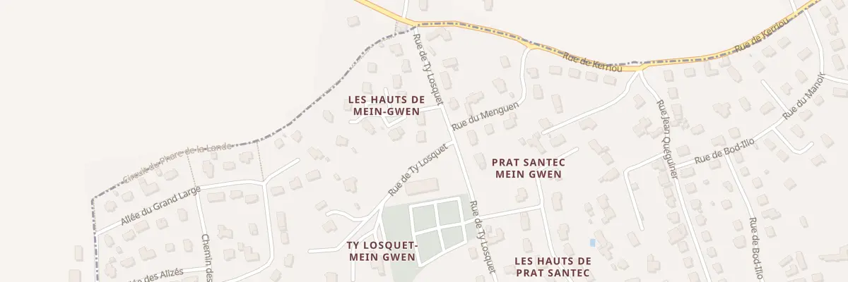 Plan du 2 Les Hauts de Mein-Gwen à Locquénolé