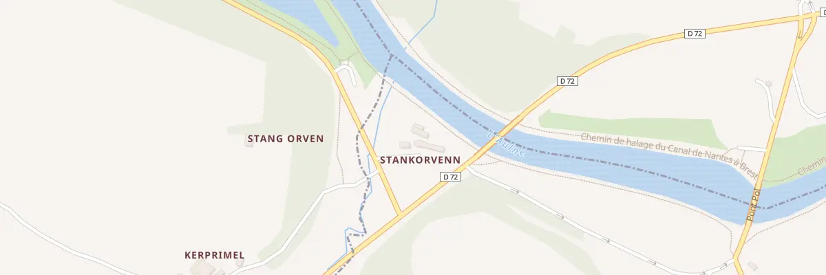 Plan du 1979C Stankorvenn à Laz