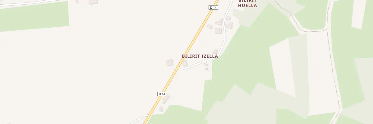Plan du 15 Bilirit-Izella à Loqueffret