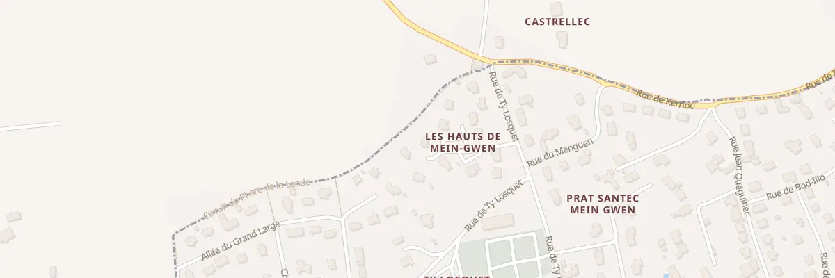 Plan du 7 Les Hauts de Mein-Gwen à Locquénolé