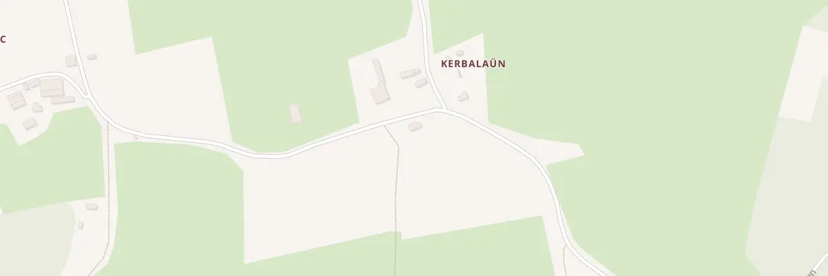 Plan du 73 Kerbalain à Loqueffret