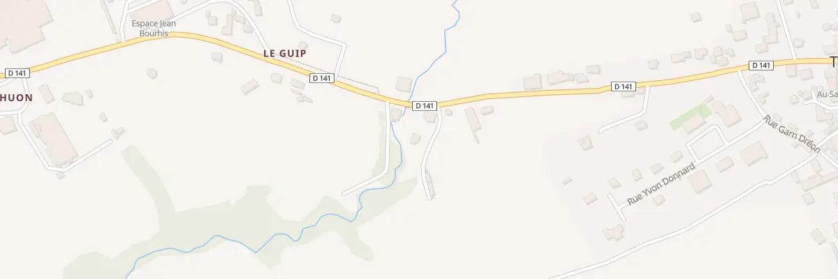 Plan du 1 Imp de Pont Ar Guip à Trégourez