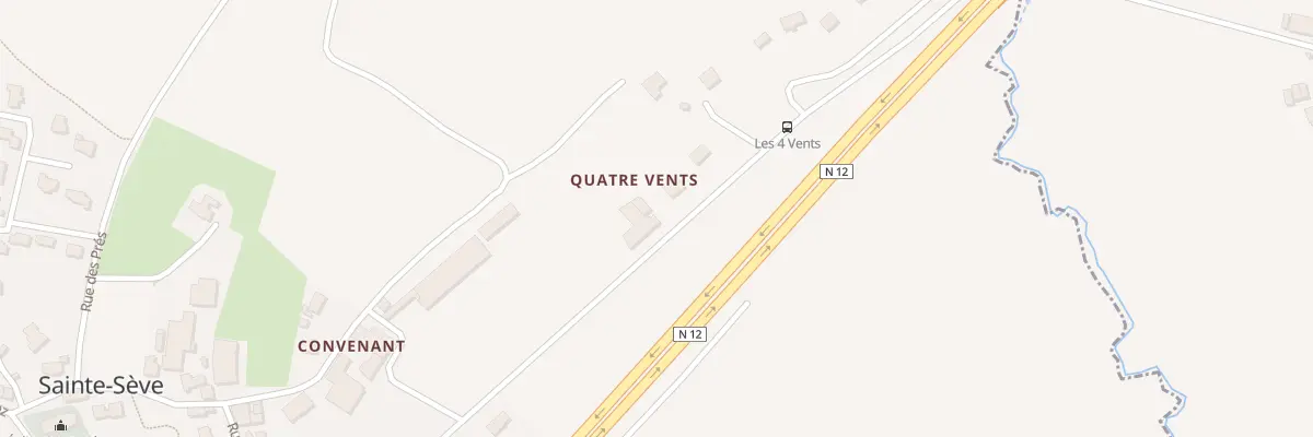 Plan du 11 Les Quatre Vents à Sainte-Sève