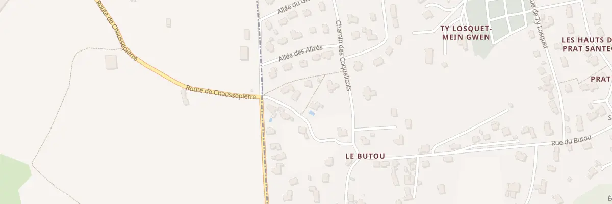 Plan du 6 Rue Jean Michel Caradec à Locquénolé
