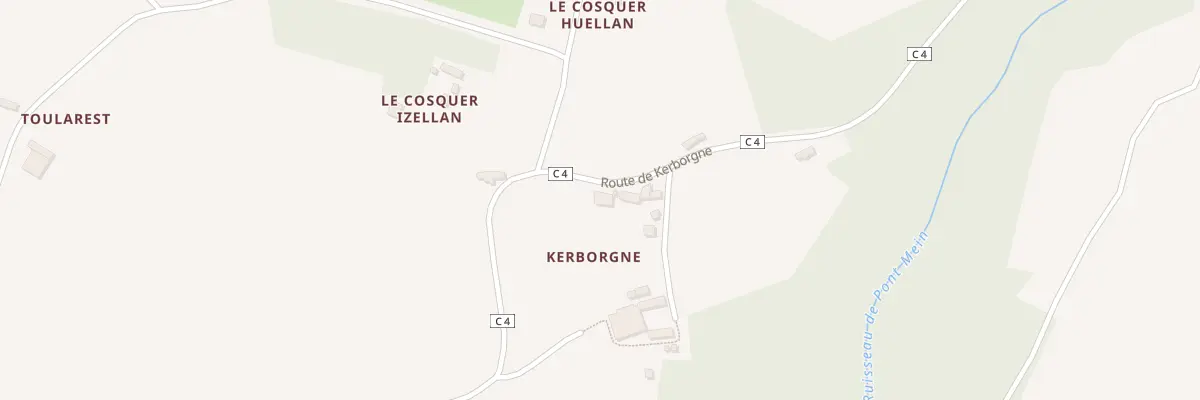 Plan du 5017 Kerborgne à Landeleau