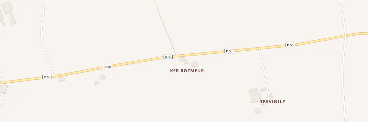 Plan du 518 Ker Rozmeur à Coray