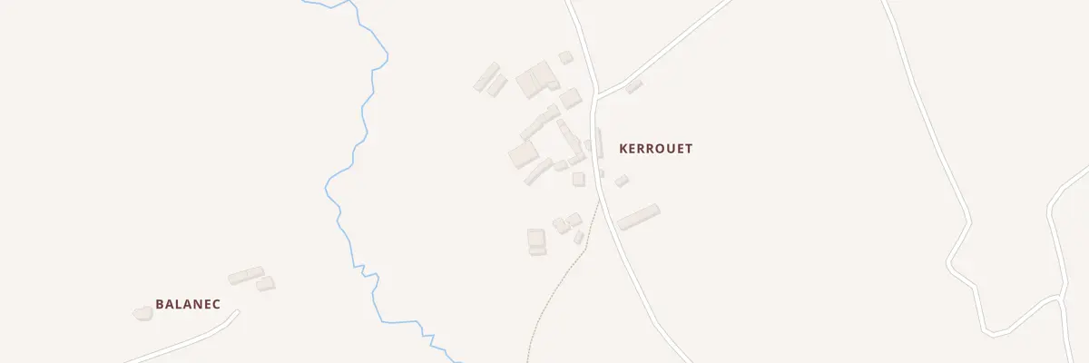 Plan du 640 Kerouet au Cloître-Pleyben