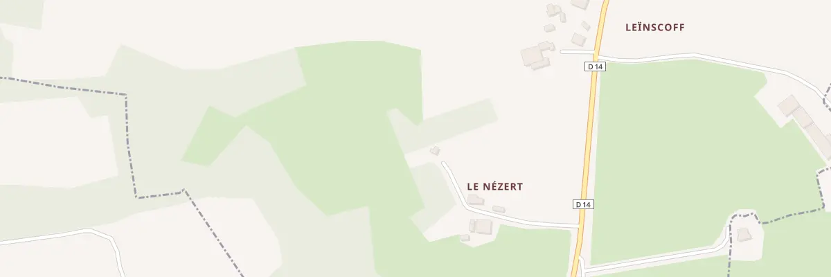 Plan du 5054 Le Nezert à Loqueffret