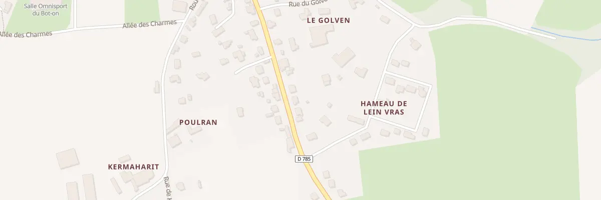 Plan du 101B Rue de la République à Pleyber-Christ