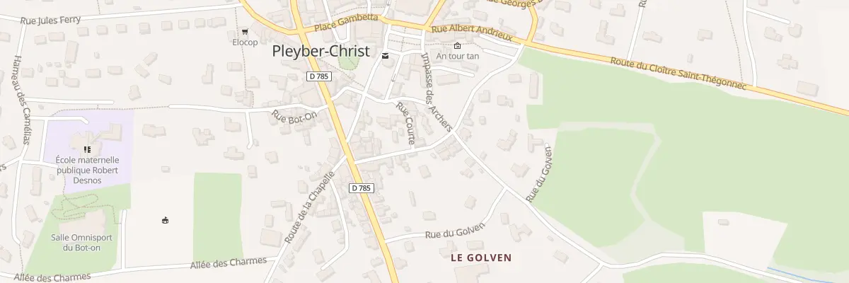 Plan du 3 Rue Botsco à Pleyber-Christ