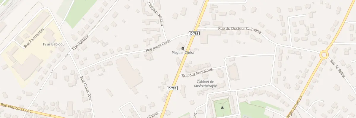 Plan du 46 Rue de la République à Pleyber-Christ