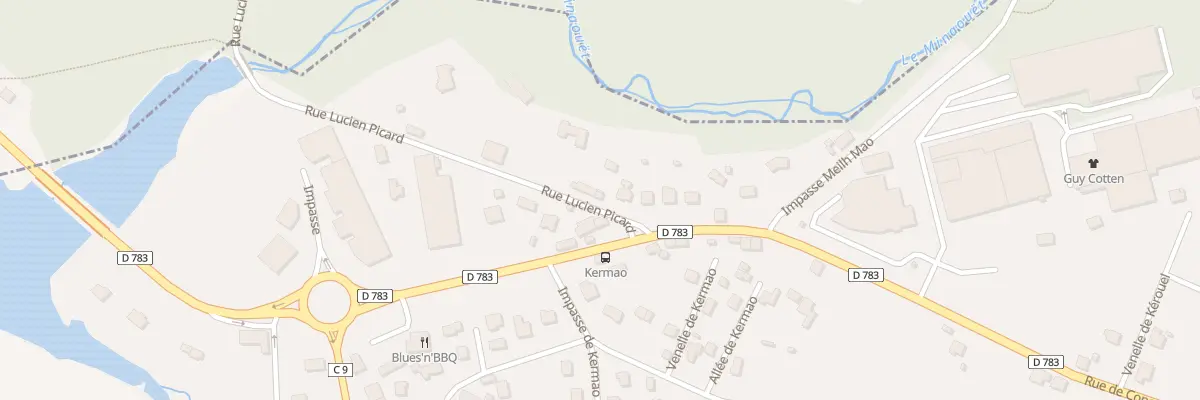 Plan du 50 Rue Lucien Picard à Trégunc