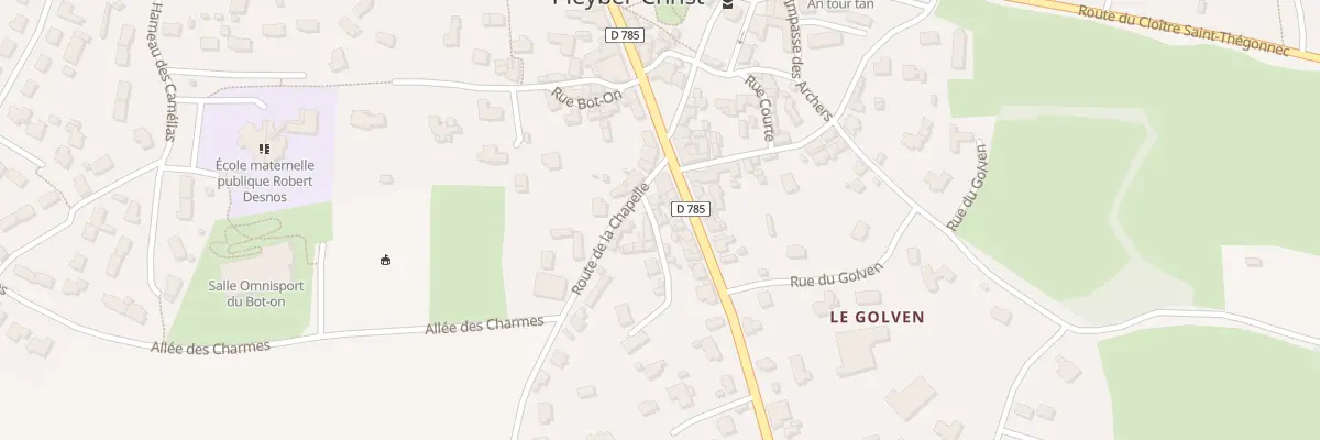 Plan du 5338 Imp du Penquer à Pleyber-Christ