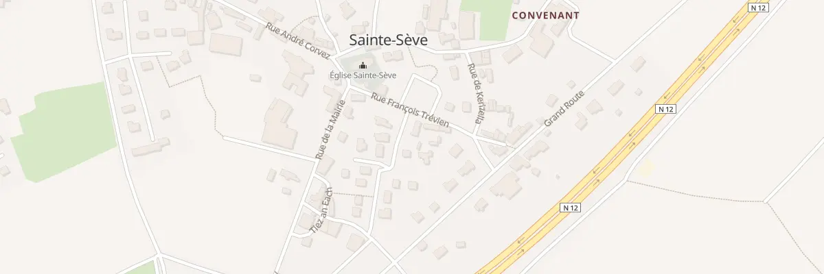 Plan du 5057 Rue Francois Trévien à Sainte-Sève