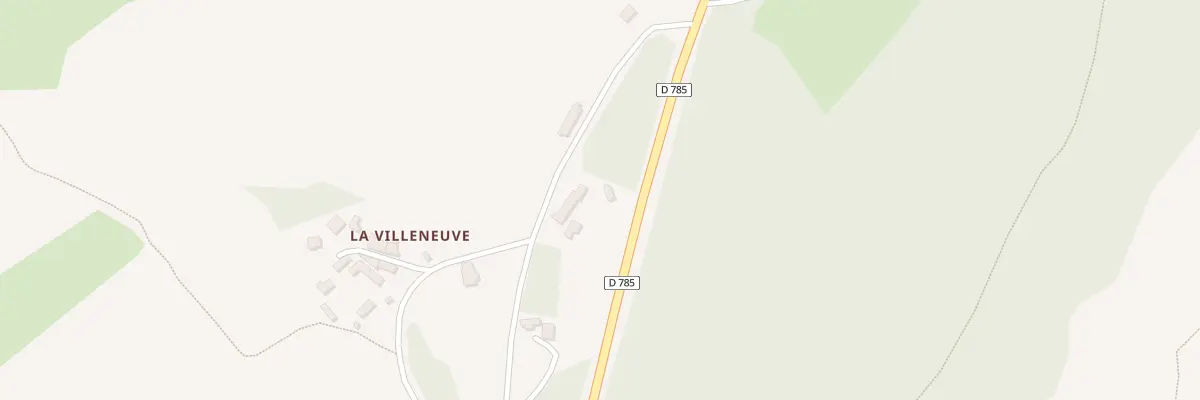 Plan du 172 La Villeneuve à Plounéour-Ménez