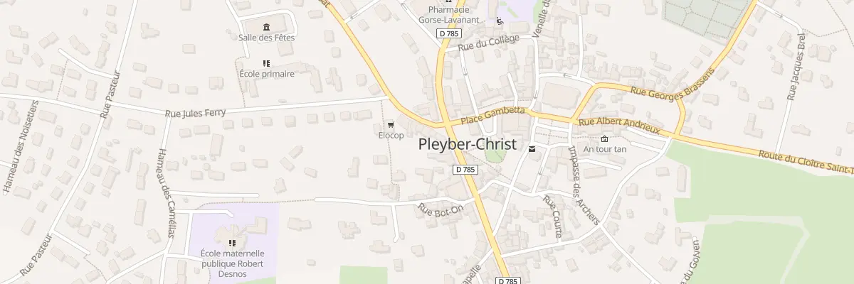 Plan du 1 Rue François Coat à Pleyber-Christ
