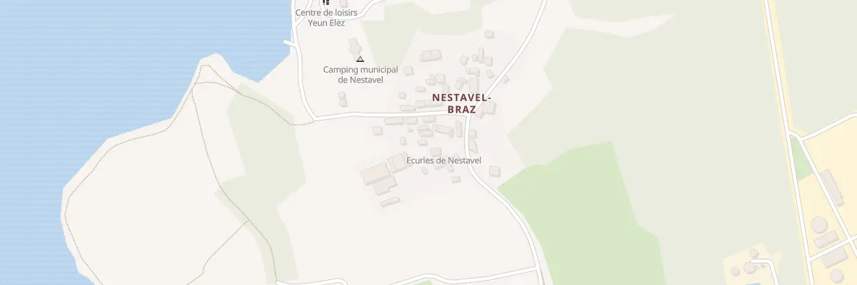 Plan du 21 Nestavel Bras à Brennilis