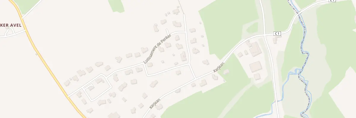 Plan du 3 Le Penquer à Sainte-Sève